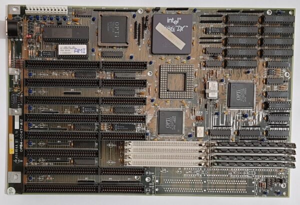 BEK-tronic 486WB4A.B1 ISA 486 retro Mainboard + Intel 80486DX 33MHz + 16MB RAM