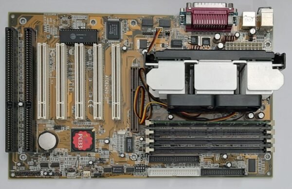 ATrend  ATC-6240V-01 Slot 1 ISA AGP retro Mainboard + Pentium III 866MHz + 256MB