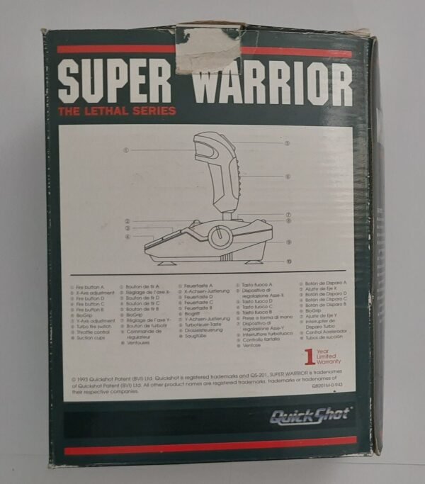 QuickShot QS-201 Super Warrior Joystick für PC/XT/AT OVP - Image 8