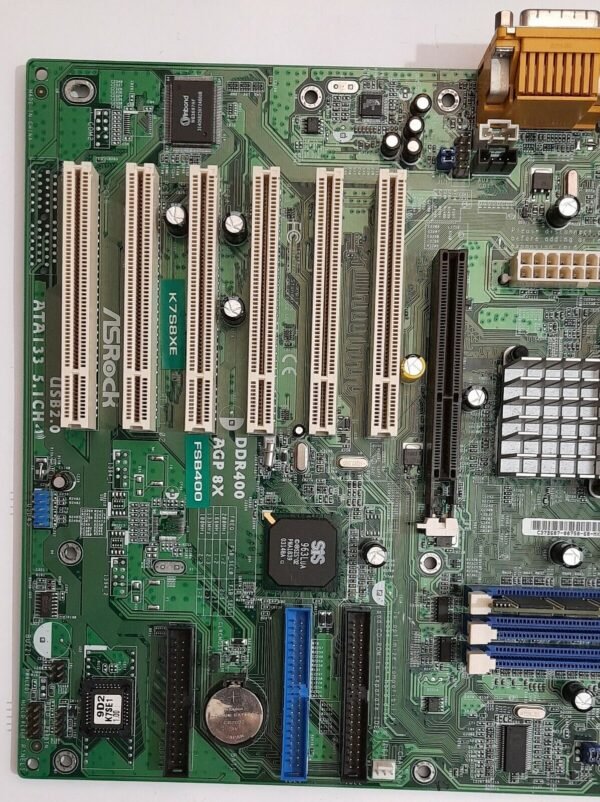Asrock K7S8XE Sockel A AGP Mainboard + AMD Athlon XP 2600+ + 1GB DDR-RAM - Image 2