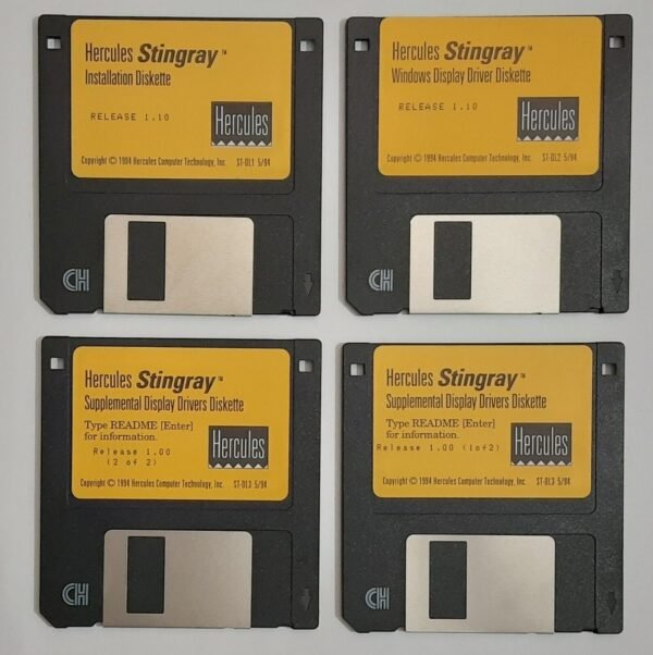 Hercules Stingray PCI Grafikkarte (Avance Logic ALG2301.A, 1MB, 1994) + Handbuch - Image 3