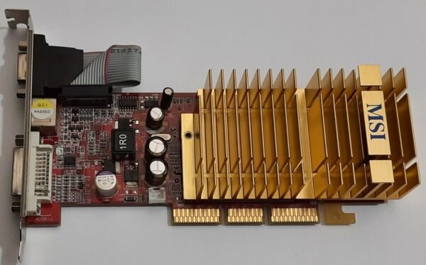 MSI NX6200AX-TD512 AGP Grafikkarte (nvidia GeForce 6200AX, 512MB, 2005) - Image 2