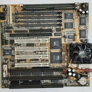 FIC VA-502 Sockel 7 ISA Mainboard + Pentium MMX 200MHz + 64MB SD-RAM