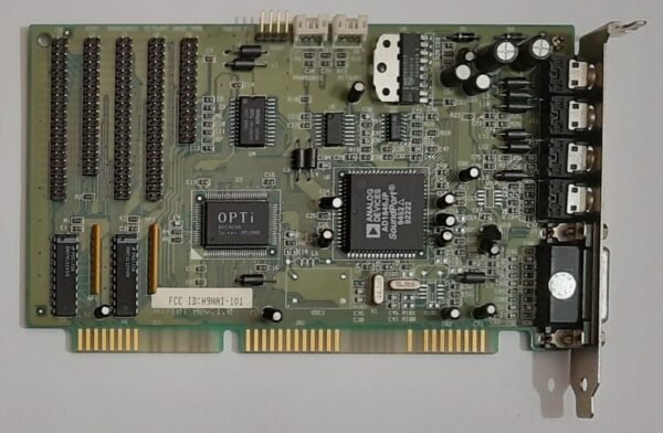 Elitegroup AI-101 ISA Soundkarte (OPTi 82C929, OPL3, 1995)