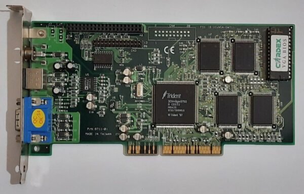 Gainward CARDEX Thunder 3210 AGP Grafikkarte (Trident 3DImage9750, 4MB, 1997)