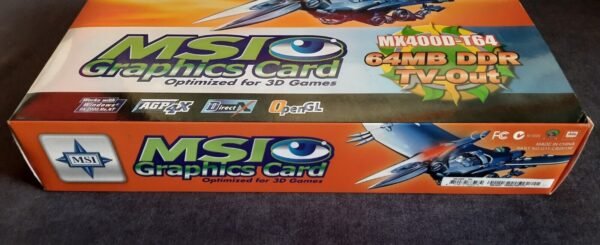 MSI Starforce 826 AGP Grafikkarte (MS-8826, GeForce2 MX-400, 64MB, 2001, OVP) - Image 2
