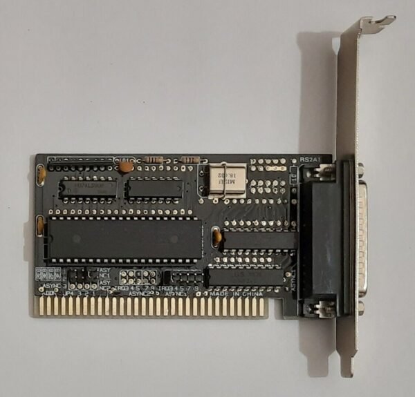 RS-232 8-bit ISA Controller ( COM-Port, seriell, black pcb)