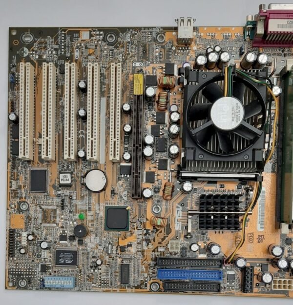 ASUS P4T Sockel 423 AGP retro Mainboard + Intel Pentium IV 1.9GHz + 1GB RDRAM - Image 2