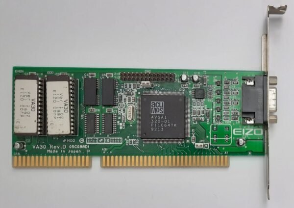 EIZO VA30 ISA Grafikkarte (Acumos AVGA1, 256KB, retro, 1992)