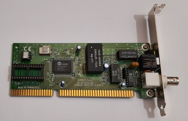 Vegas Technology E2000C plus ISA Netzwerkkarte (UMC UM9008F, BNC, 1996, OVP) - Image 3