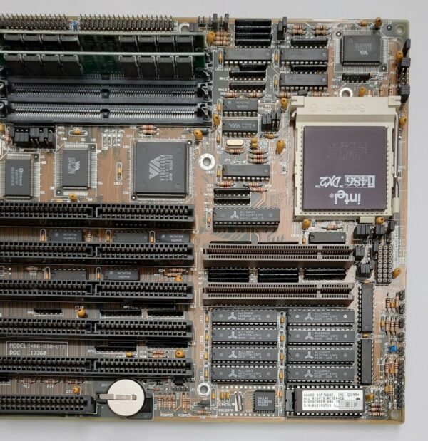 FIC 486-GIO-VT2 VLB ISA 80486 retro Mainboard + Intel 80486DX2 66MHz + 8MB RAM - Image 3