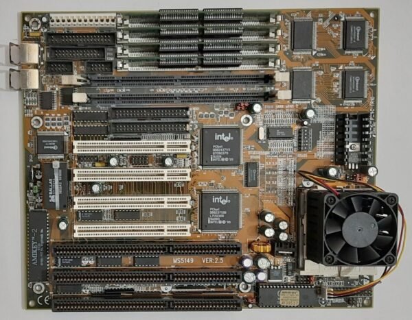 MSI MS-5149 i430VX Sockel 7 ISA Mainboard + Pentium MMX 166MHz + 32MB RAM