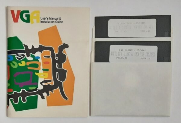 Trident VGA User's Manual / Handbuch + Utility & Device Driver Disk (TVGA9000)