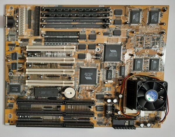FIC PA-2005 Sockel 7 ISA retro Mainboard + IBM 6x86MX PR166 + 32MB EDO-RAM