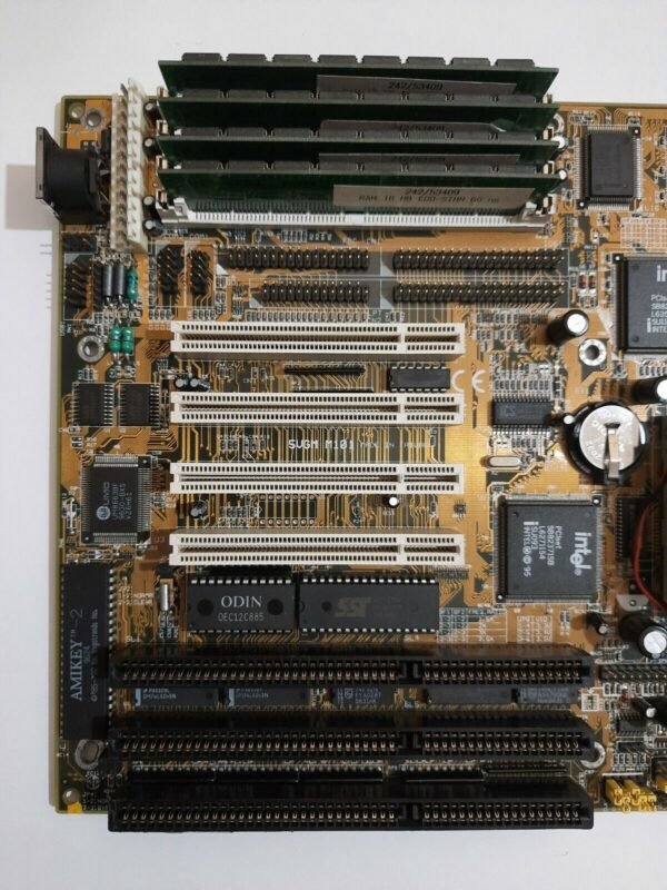 Chaintech 5VGM M101 Sockel 7 ISA retro Mainboard + Pentium 166MHz + 64MB RAM - Image 2