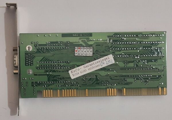 Trident 9016X2/4 LT2 REV. BD ISA Grafikkarte (TVGA9000B, 512KB, retro, 1992) - Image 4