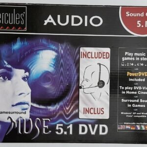 Hercules Gamesurround MUSE 5.1 DVD PCI Soundkarte (OVP, retro, 2009)