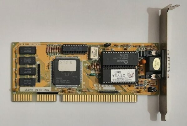 OAK 67082025 ISA Grafikkarte (OTI077, 512KB, VGA, 1993)