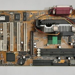 Shuttle AB61 Slot 1 AGP ISA retro Mainboard + Pentium III 500MHz + 256MB RAM