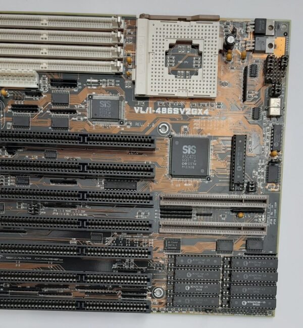 ASUS VL/I-486SV2GX4 Rev 2.0 VLB ISA 486 80486 socket 3 retro Mainboard - Image 3