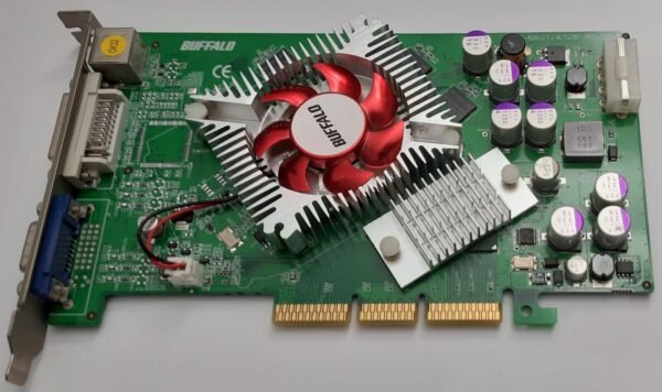 Buffalo GX-66GT/A128 AGP Grafikkarte (nvidia GeForce 6600GT, 128MB, retro, 2005) - Image 2