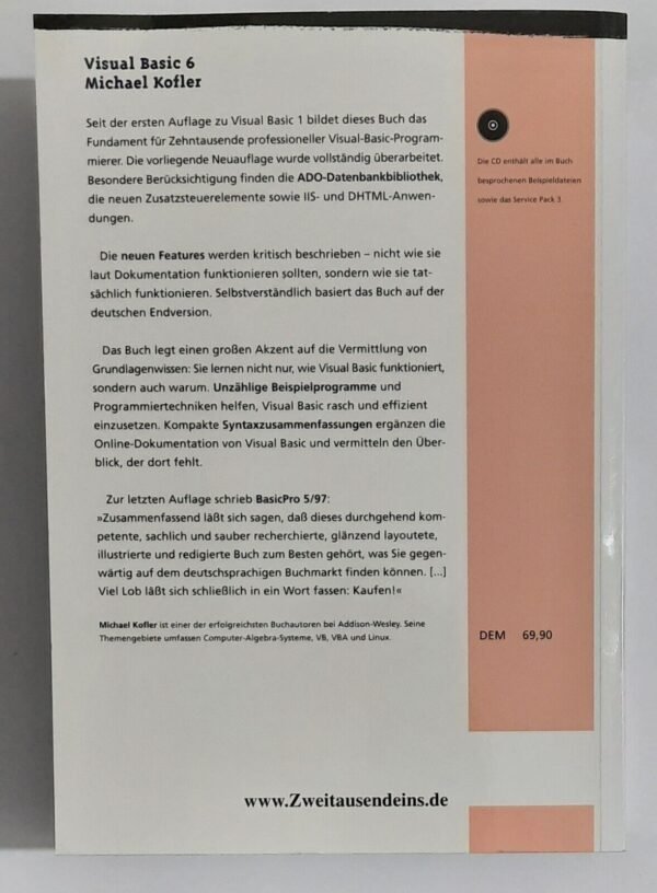 Michael Kofler - Visual Basic 6 - Image 2
