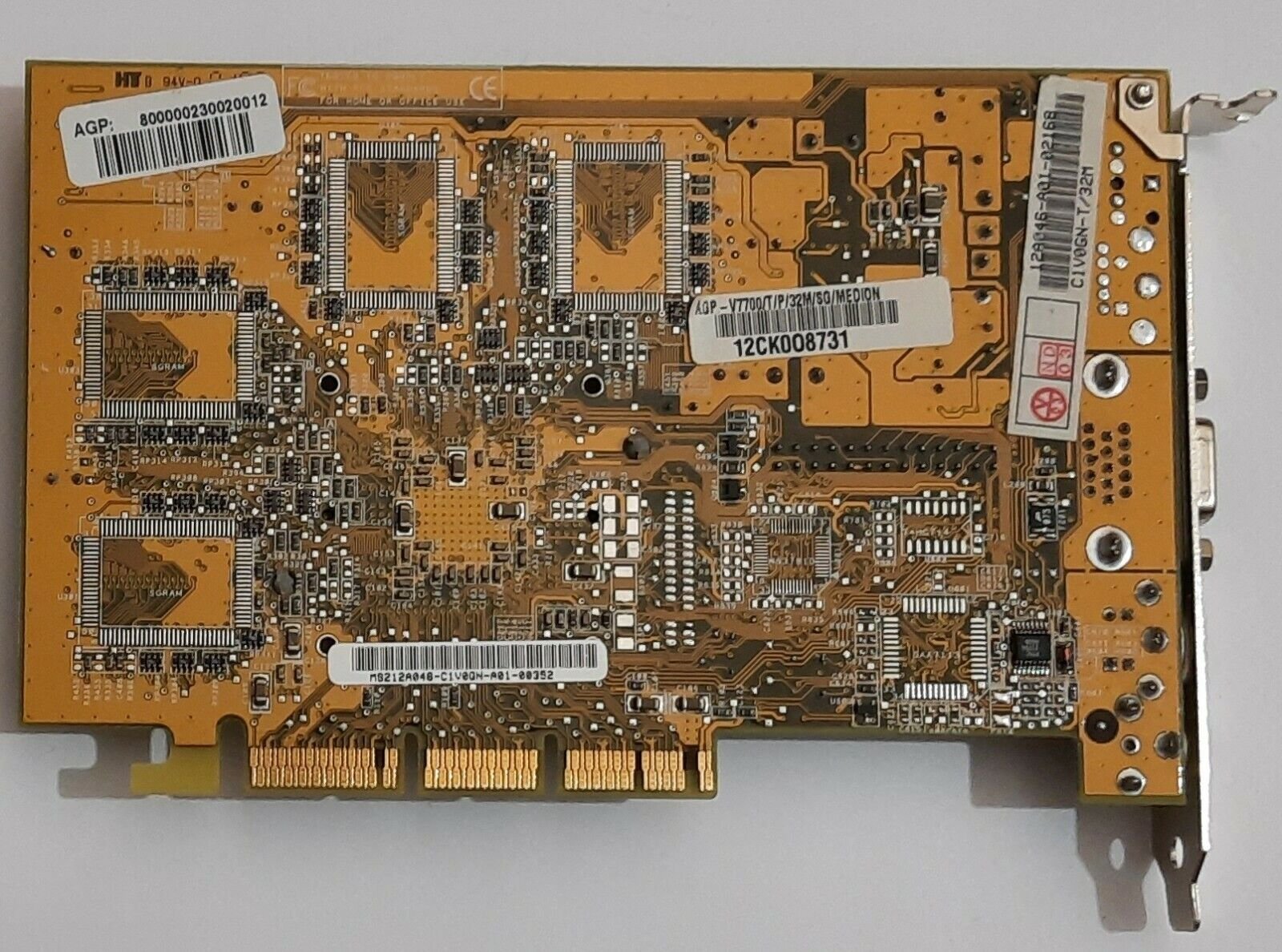 ASUS V7700 AGP Grafikkarte (nvidia GeForce2 GTS, 32MB DDR, retro, 2001) - Image 4