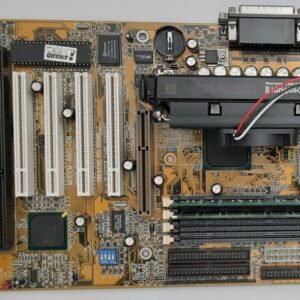 Gigabyte GA-586LX4 Slot 1 ISA AGP retro Mainboard + Pentium II 266MHz + 96MB RAM
