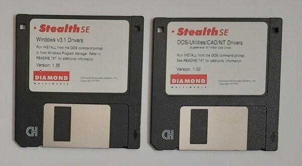 Diamond Stealth SE Treiber-Disketten (S3 Trio32, 1995)