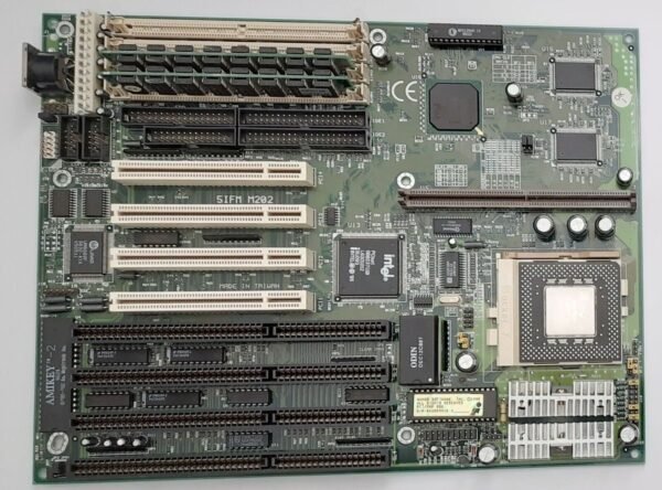 Chaintech 5IFM1 Sockel 7 ISA retro Mainboard + Pentium MMX 200MHz + 64MB RAM