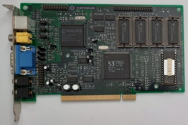 Canopus Power Window 3DV PCI Grafikkarte (S3 ViRGE, 4MB, retro, 1996)