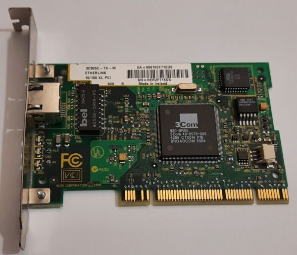 3COM EtherLink 10/100 XL PCI 3C905C-TX-M Netzwerkkarte (RJ45, retro, 1999) - Image 2