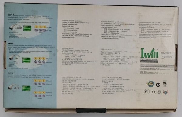 Iwill SIDE-Raid100 PCI IDE Controller (retro, OVP, 2000) - Image 7