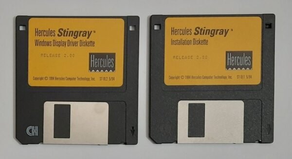 Hercules Stingray Installation Diskette (ARK1000, Release 2.00, 1994)