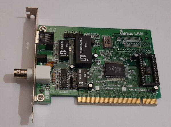 KYE SYSTEMS FSUG7003 / Genius LAN PCI Netzwerkkarte (RJ45, BNC, RTL8029AS, 1997) - Image 2