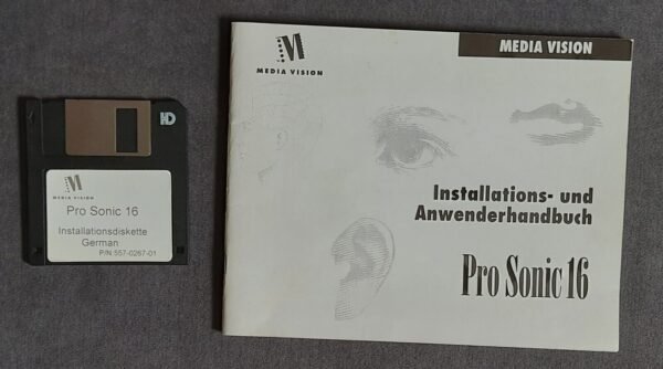 Media Vision Pro Sonic 16 ISA Soundkarte (Jazz16, OPL3, retro, 1993, OVP) - Image 3