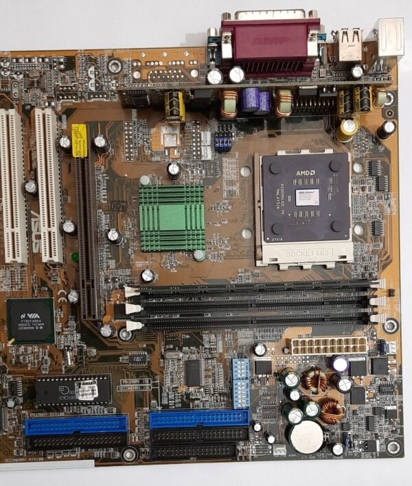 ASUS A7V 1.02 Sockel A retro AGP Mainboard + AMD Athlon 900MHz + 256MB SD-RAM - Image 3