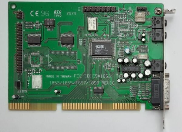 BTC 1853 ISA Soundkarte (ESS ES1868F, retro, 1996)