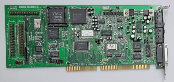 Creative Sound Blaster 16 ISA Soundkarte (CT2230, MCD, retro, 1994)