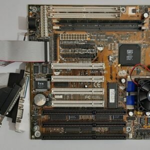 Chaintech 5SIM Sockel 7 ISA Mainboard + AMD K6 266MHz + 64MB SD-RAM