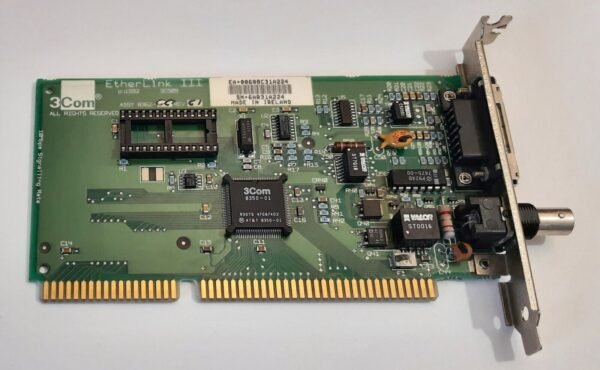 3COM EtherLink III 3C509 ISA Netzwerkkarte (BNC, Coax, 1992) - Image 2