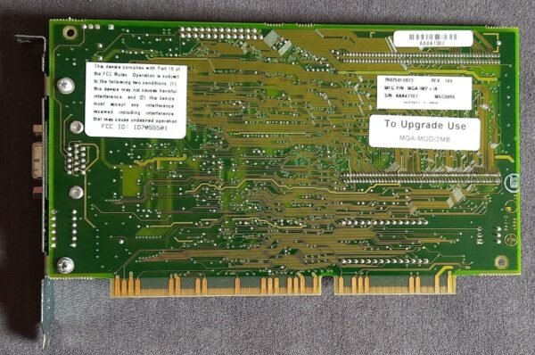 Matrox MGA Impression Plus ISA Grafikkarte (IS-Athena R1, MGA-IMP+/A, 2MB, OVP) - Image 5