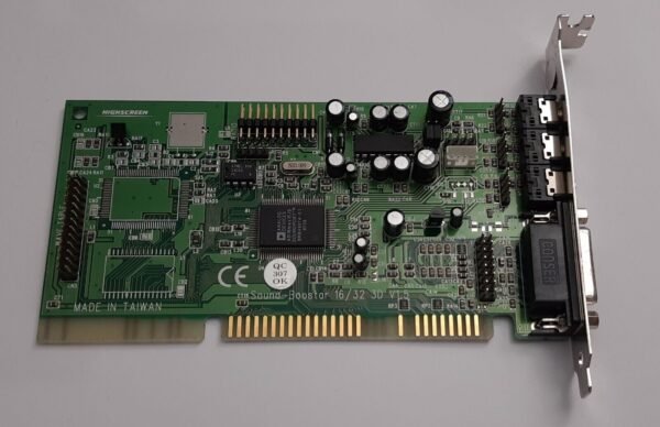 Highscreen Sound-Boostar 16 3D ISA Soundkarte (AD18max10JS, retro, 1998, OVP) - Image 2
