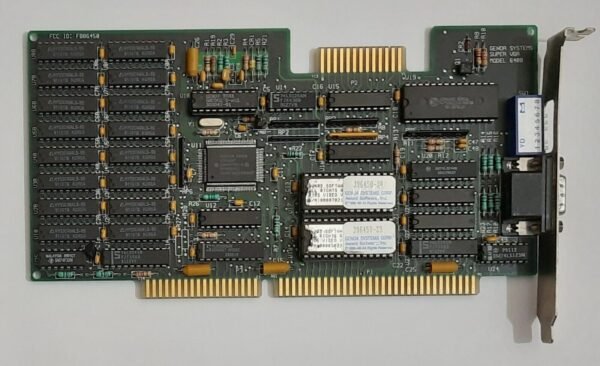 Genoa Super VGA 6400 ISA Grafikkarte (GVGA, L1A5367, GN007001-B, 512KB, 1990)