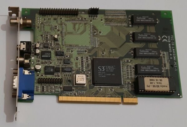 miro media 3D/SE-PC PCI Grafikkarte (S3 ViRGE, 86C325, 2MB, retro, 1996) - Image 2