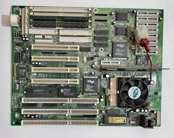 Elitegroup TR5510 AIO Sockel 7 ISA Mainboard + AMD K5 100MHz + 32MB EDO RAM