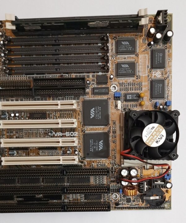 FIC VA-502 Sockel 7 ISA retro Mainboard + Pentium MMX 200MHz + 64MB RAM + manual - Image 3