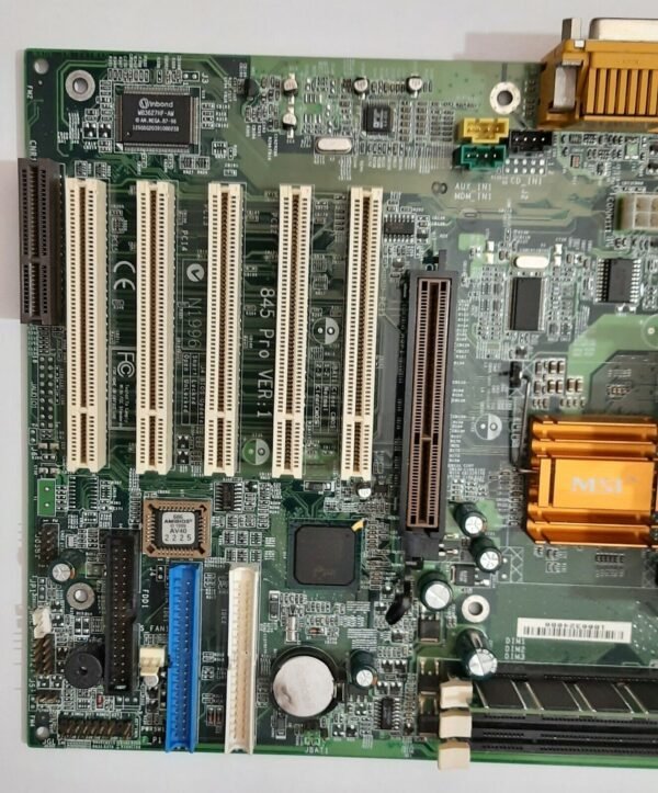 MSI 845 Pro MS-6529 Sockel 423 Mainboard + Intel Pentium IV 1.8GHz + 512MB RAM - Image 2