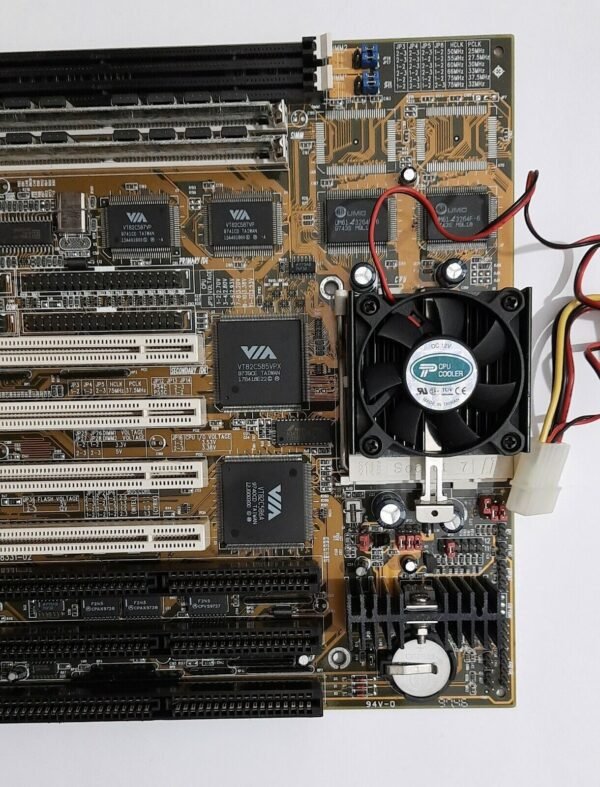 PCPartner VIB800DS Sockel 7 ISA Mainboard + Intel Pentium MMX 200MHz + 32MB RAM - Image 3