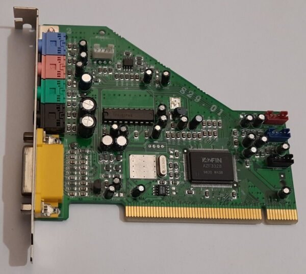 Aztech PCI 168 PCI Soundkarte (AZFIN AZF3328, 1998) + Handbuch - Image 2